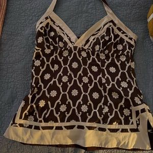 Bebe Y2K reversible halter top